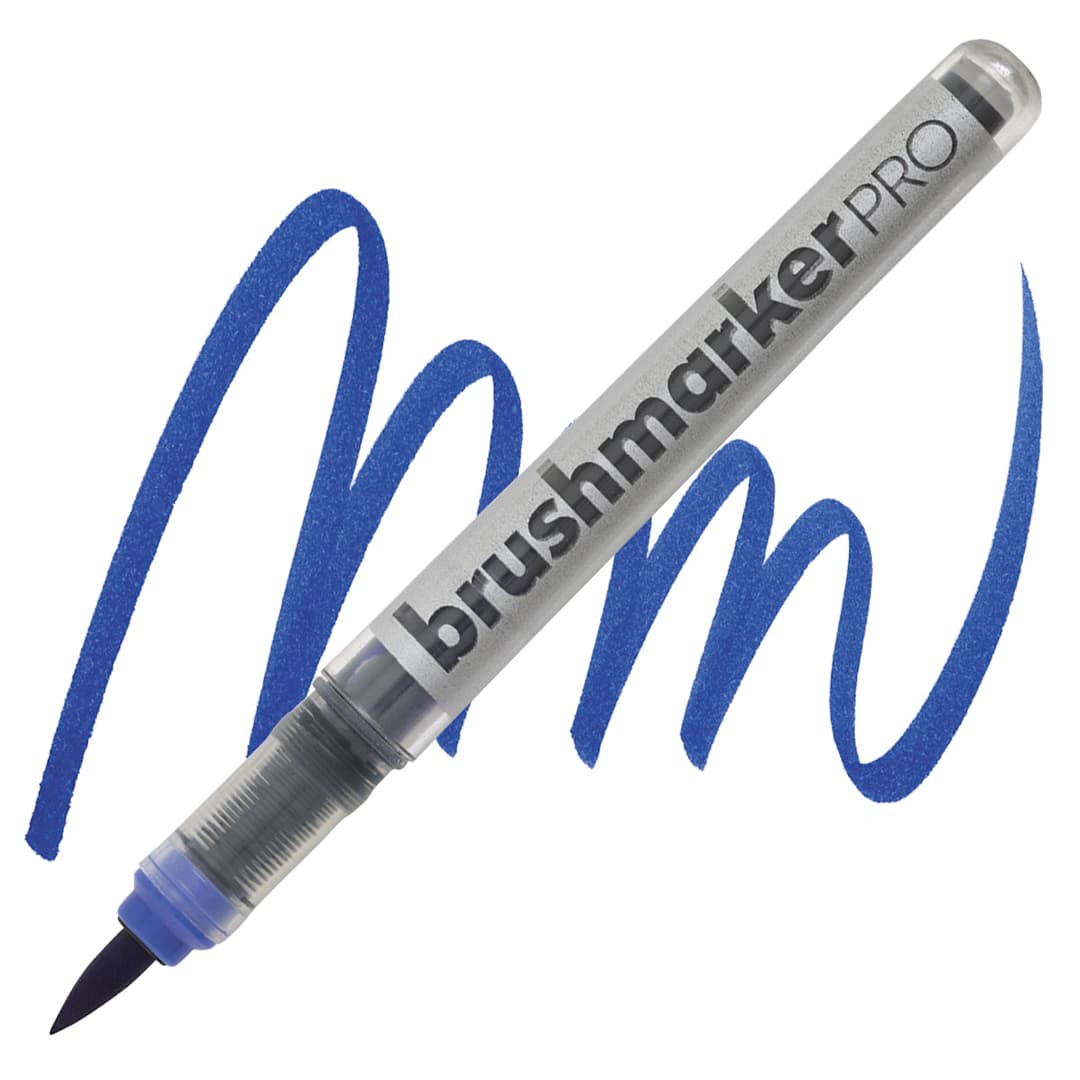 Open in modal - Karin Brushmarkers Pro Marker - Royal Blue marker and swatch