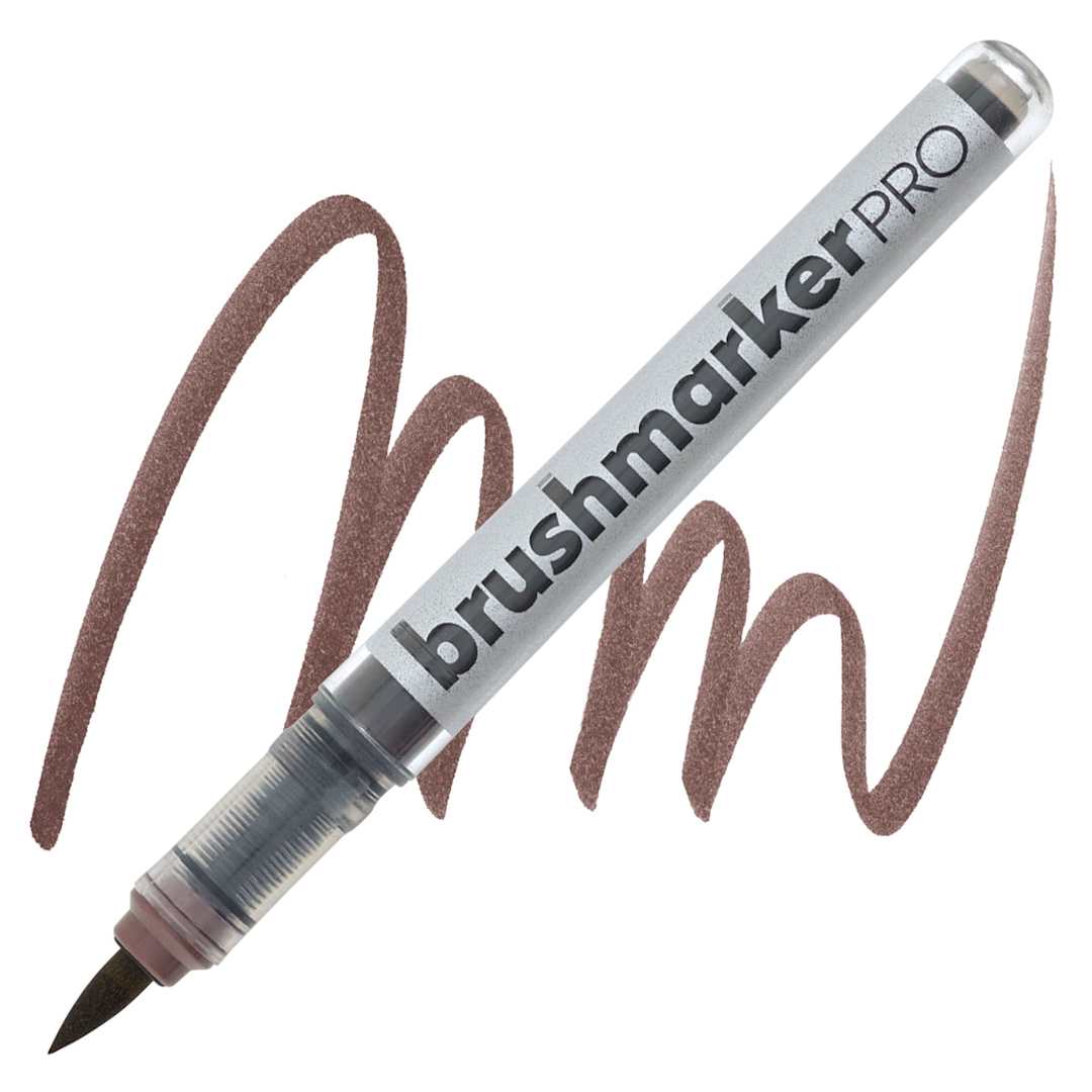 Open in modal - Karin Brushmarkers Pro Marker - Sepia marker and swatch