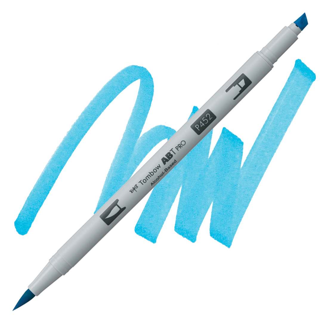 Open in modal - Tombow ABT PRO Alcohol Marker - Process Blue, P452 marker and swatch