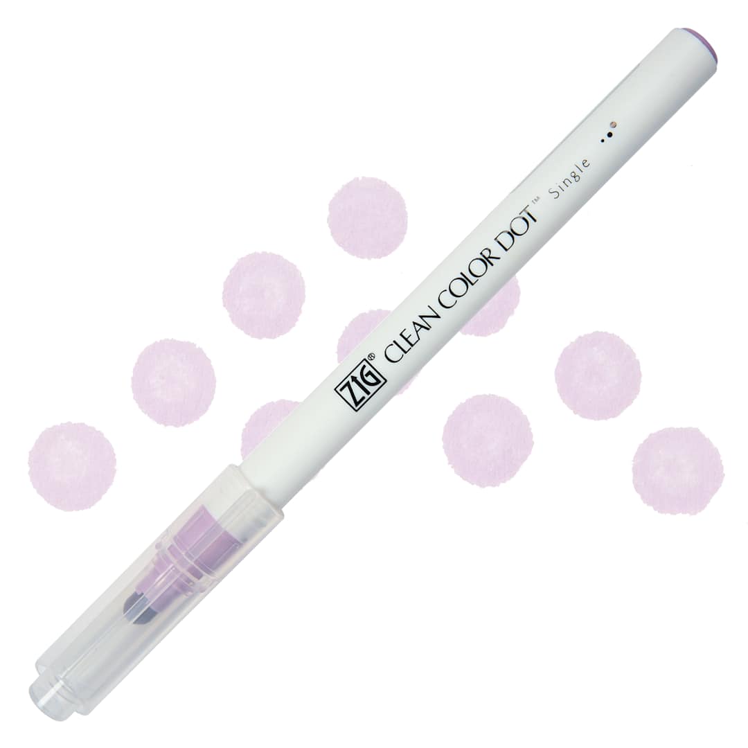 Open in modal - Zig Clean Color Dot Marker - Wisteria, swatch and marker