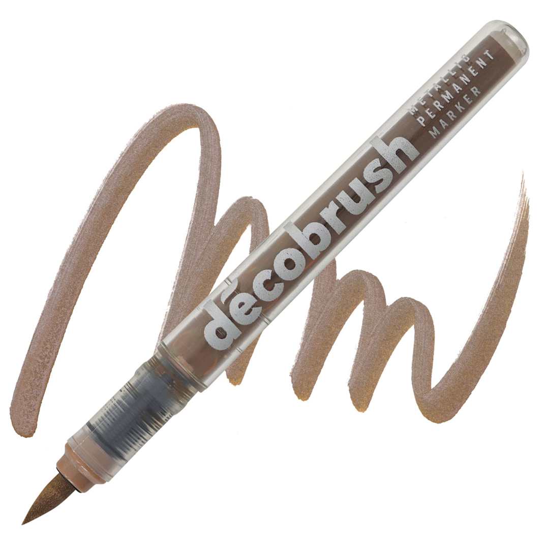 Open in modal - Karin DécoBrush Metallic Marker - Metallic Copper marker and swatch
