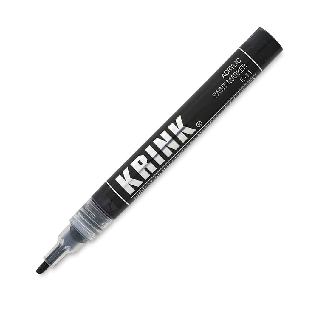 Open in modal - Krink K-11 Acrylic Paint Markers - Black, 3 mm