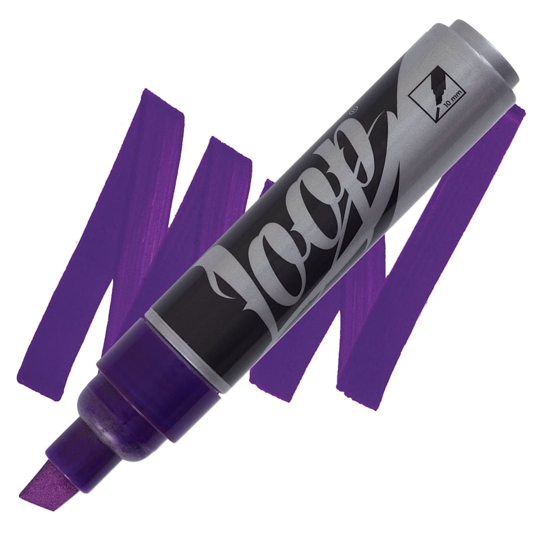 Open in modal - Loop Water-Based Acrylic Marker - Moss, 10 mm marker and swatch