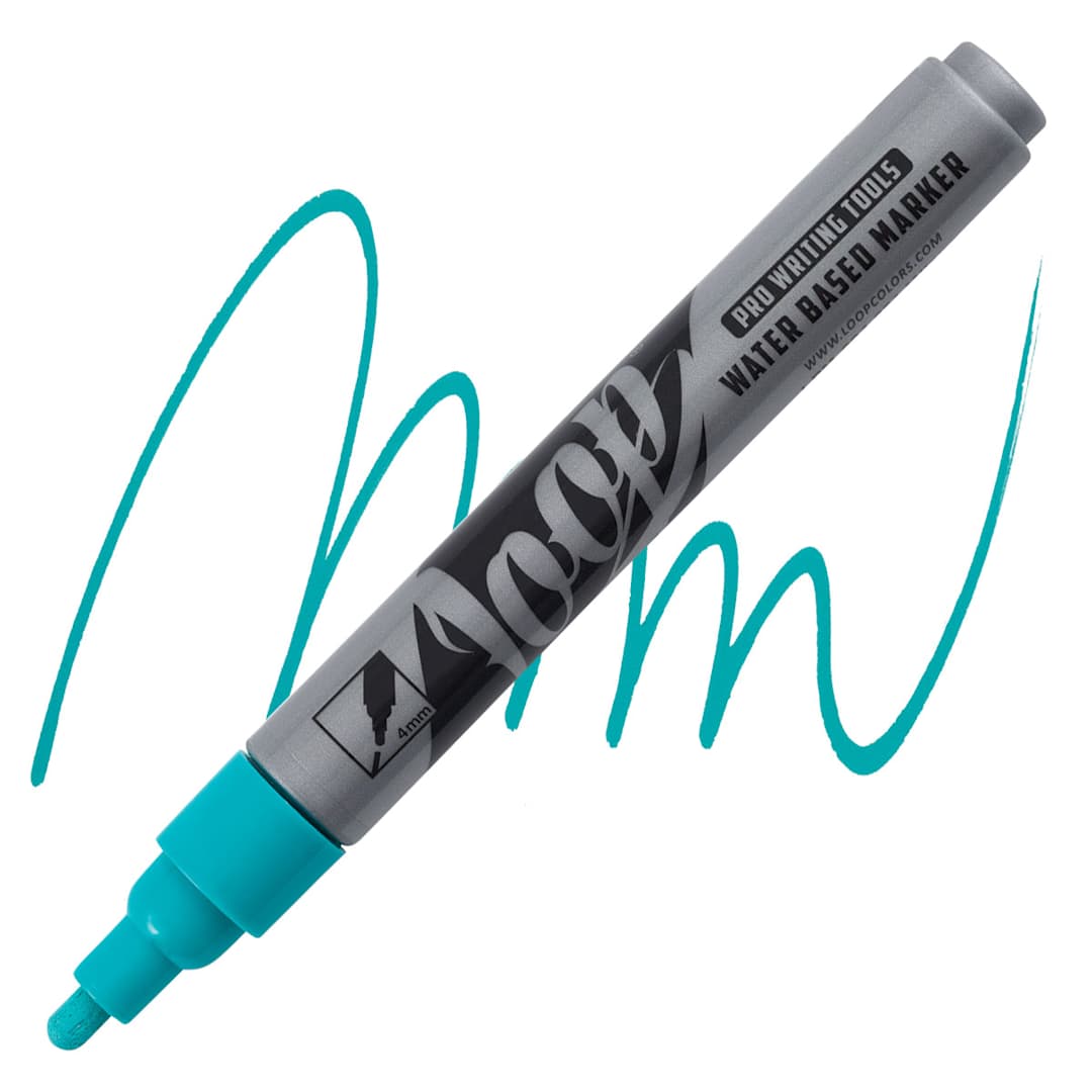 Open in modal - Loop Water-Based Acrylic Marker - Milano, 4 mm, Marker with swatch