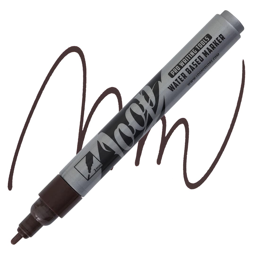 Open in modal - Loop Water-Based Acrylic Marker - Baltimore, 2 mm marker and swatch