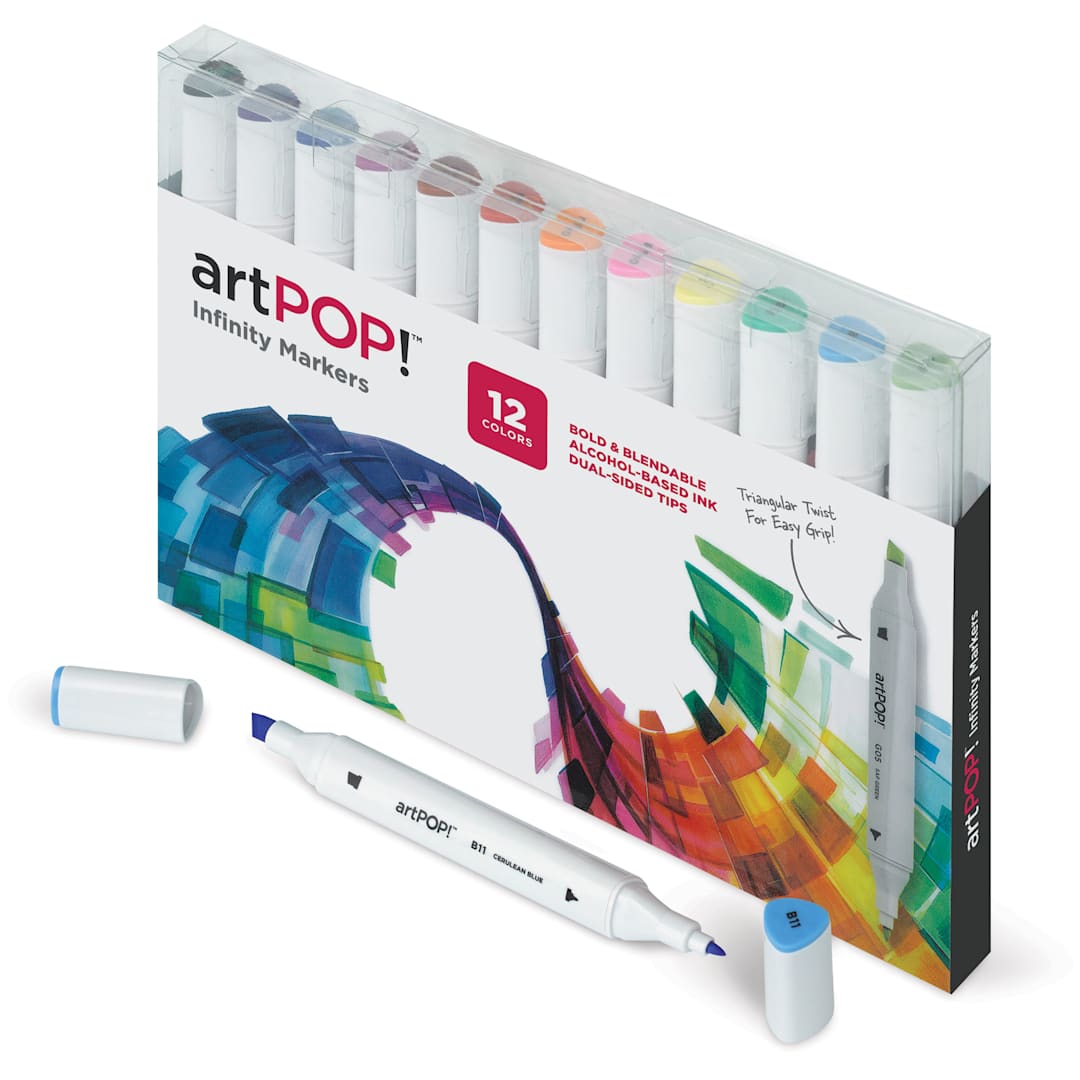 Open in modal - artPOP! Infinity Art Markers - Set of 12 (Markers in package)