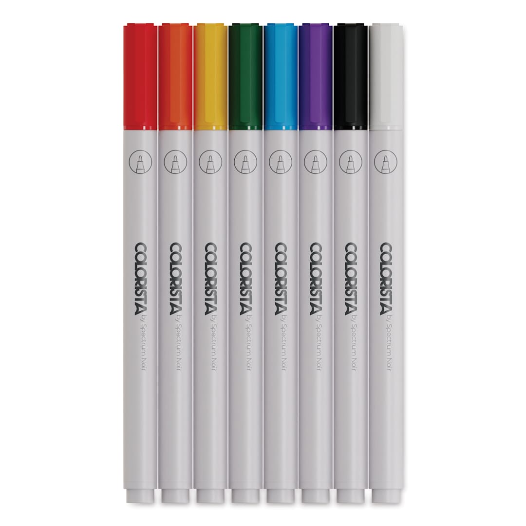 Open in modal - Colorista Paint Markers - Bold Basics, Set of 8