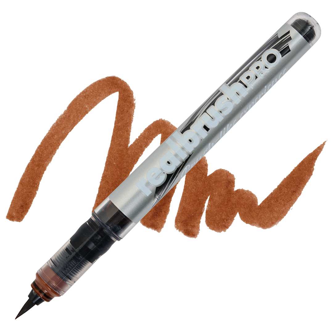 Open in modal - Karin Realbrush Pro Marker - Henna, swatch and marker