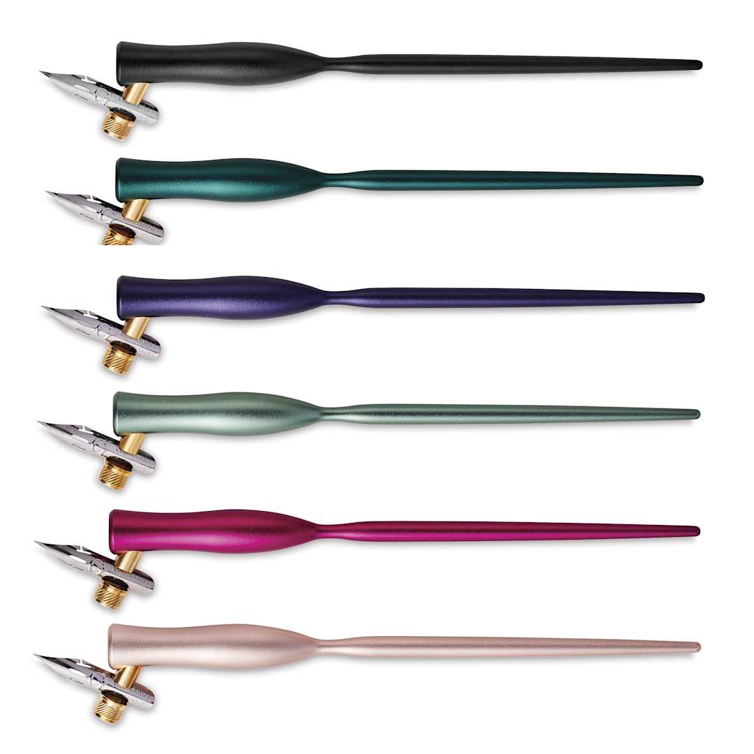Open in modal - Tom's Studio Flourish Oblique Calligraphy Dip Pens