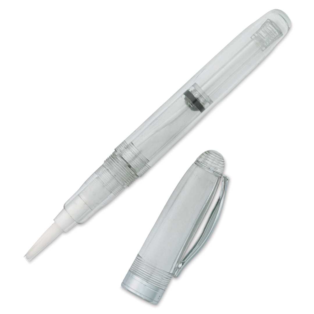 Open in modal - Noodler's Ink Ahab Brush Pen - Clear, pen and cap