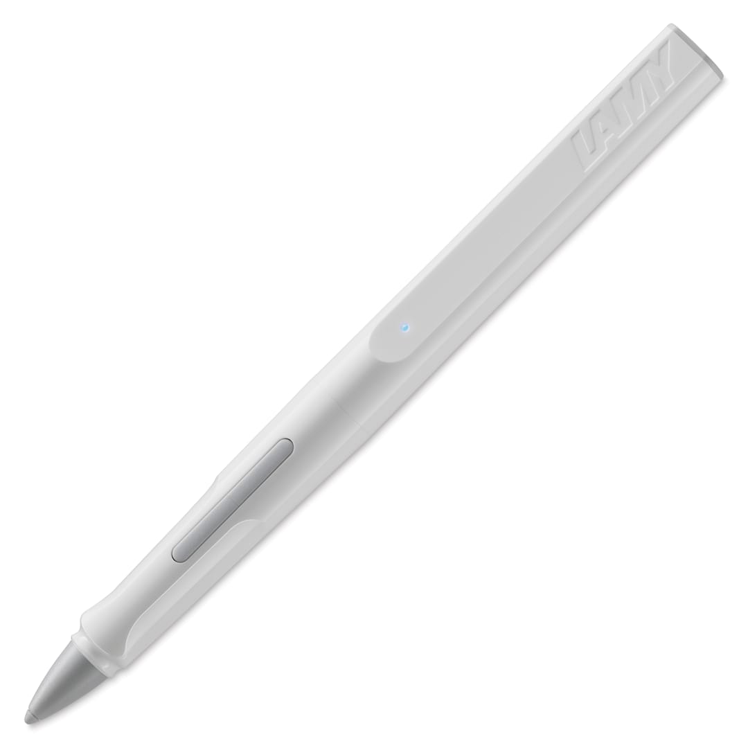 Open in modal - Lamy Safari Note+ Stylus Pen - White Gloss, cap off