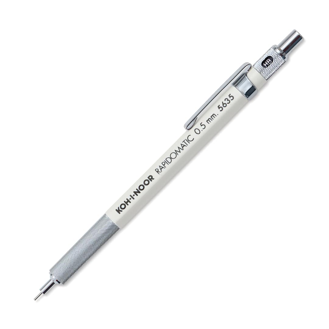 Open in modal - Koh-I-Noor Rapidomatic Pencil - 0.5 mm, White