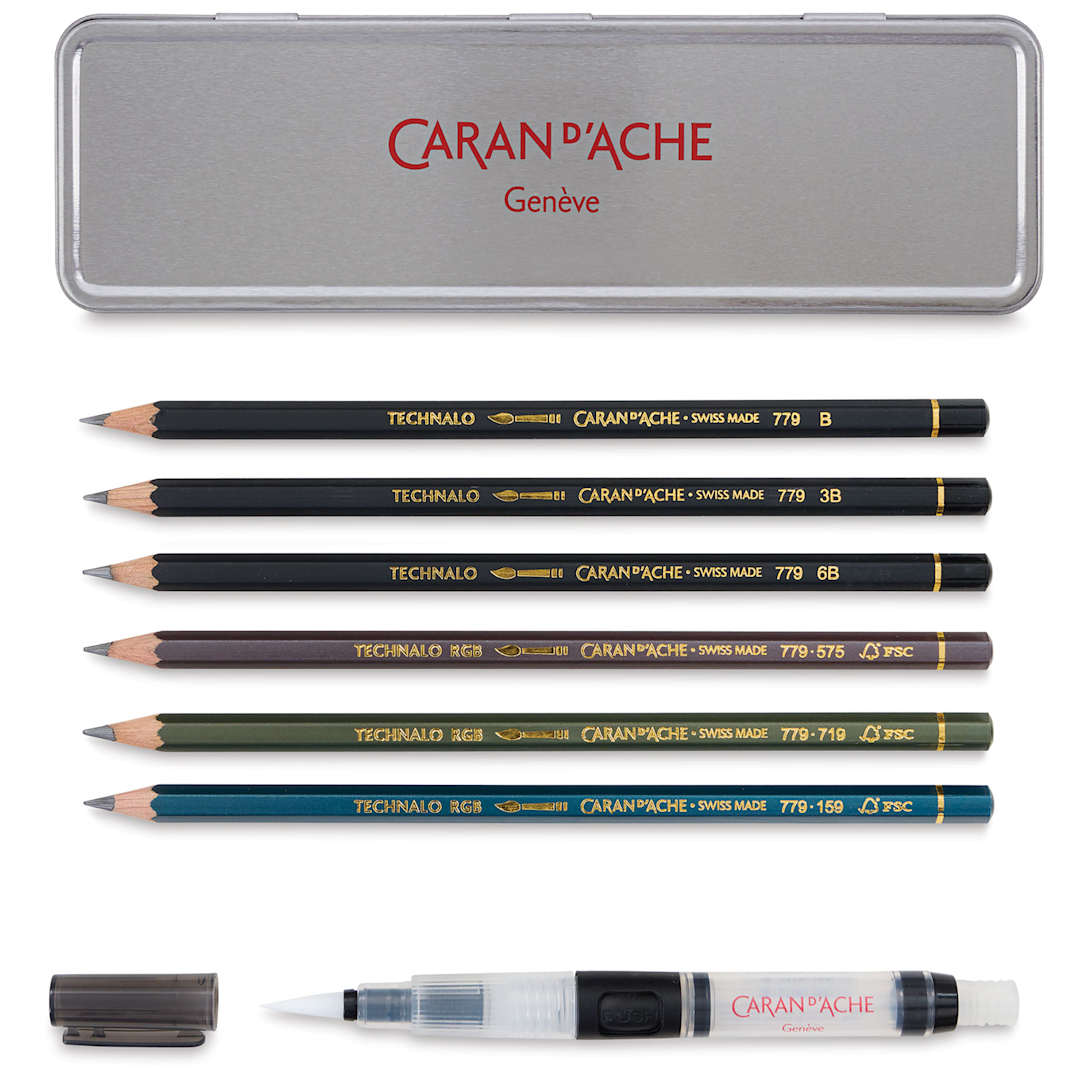Open in modal - Caran d'Ache Graphite Line Technalo Set