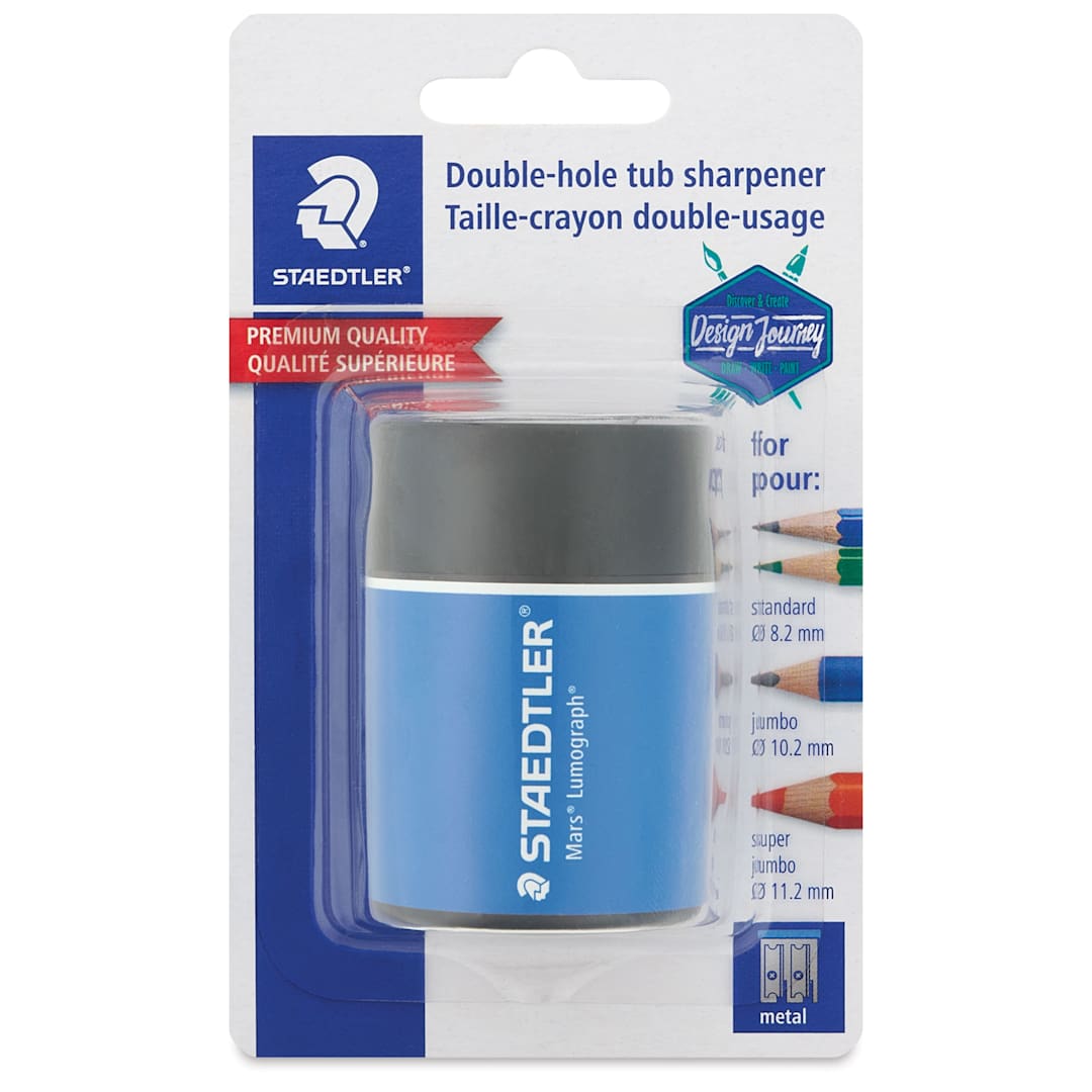 Open in modal - Staedtler Mars Lumograph Double Hole Pencil Sharpener - in packaging