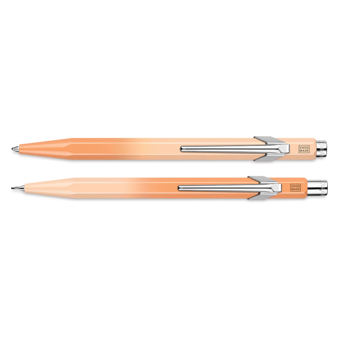 Open in modal - Caran d’Ache Sunset Sky 849 Ballpoint Pen and Mechanical Pencil Set