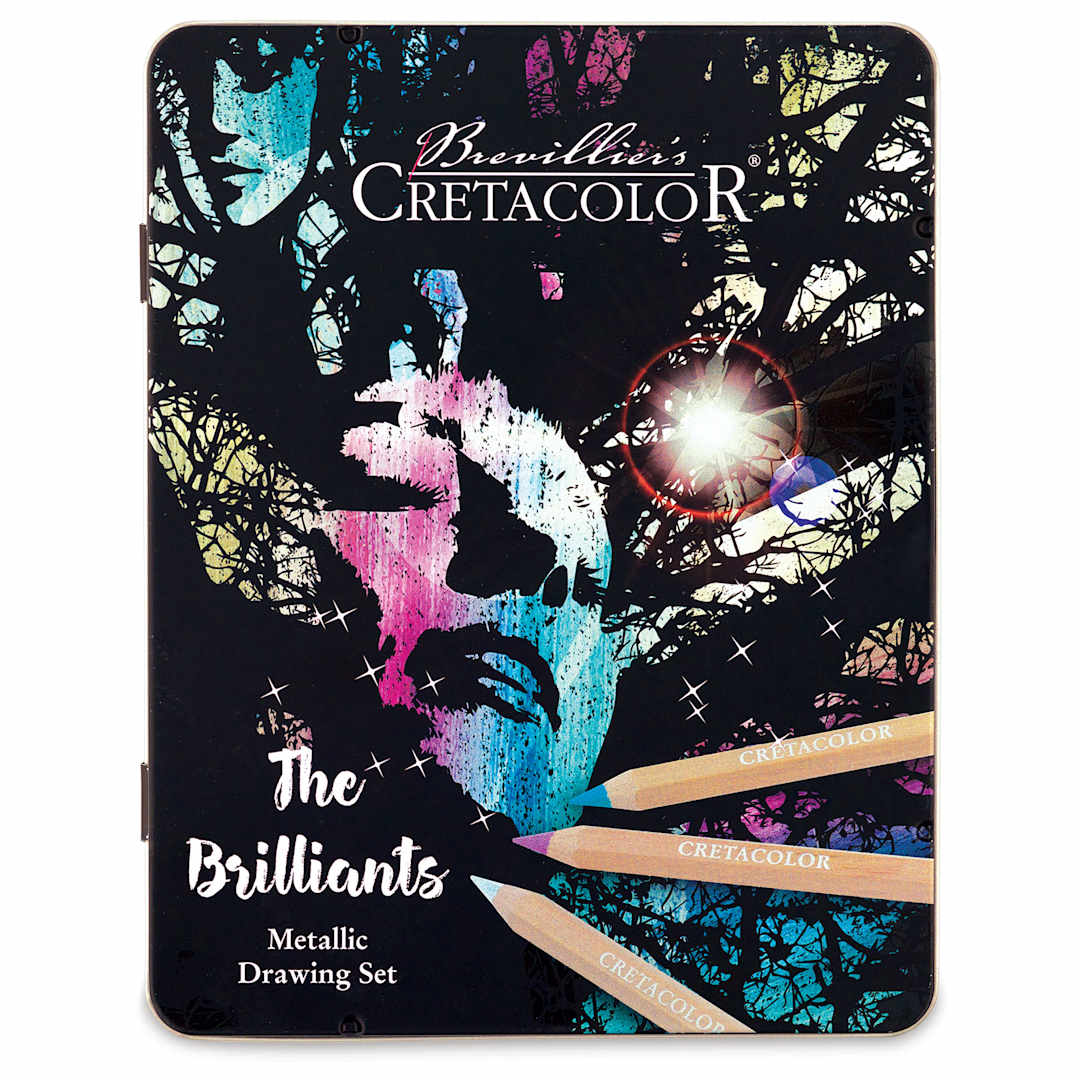 Open in modal - Cretacolor The Brilliants Metallic Drawing Set, front of the packaging