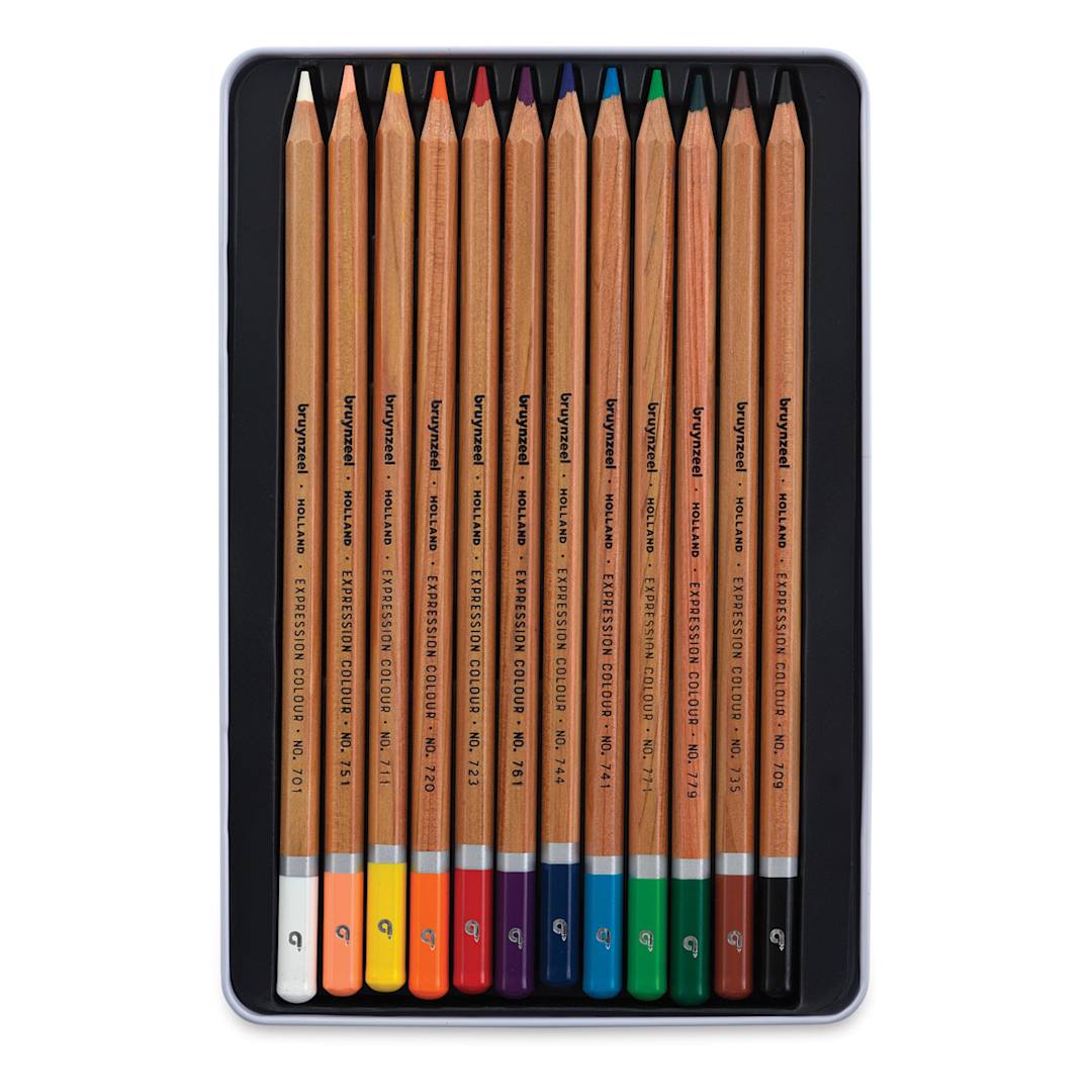 Open in modal - Bruynzeel Expression Series Colored Pencils - Set of 12