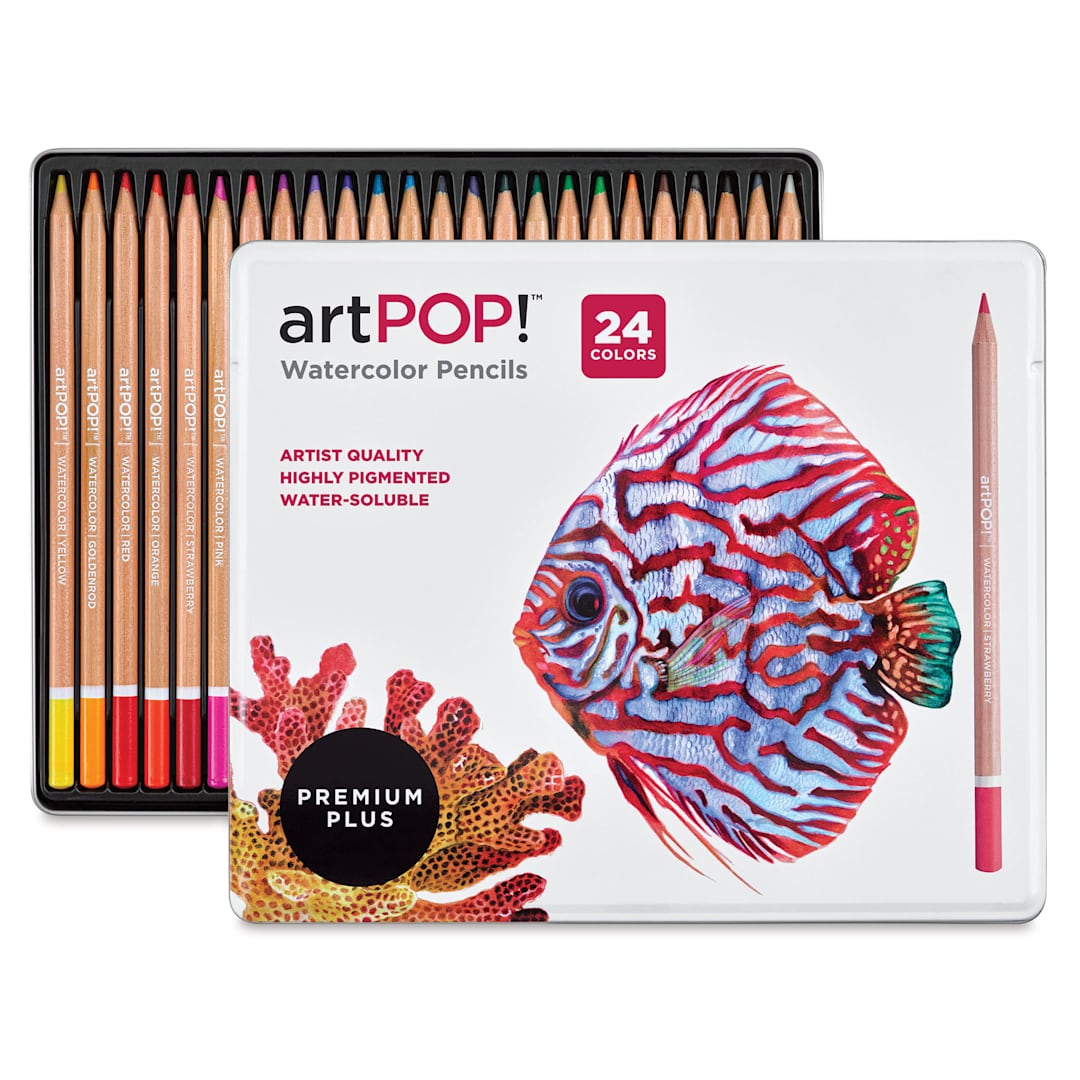 Open in modal - artPOP! Premium Plus Watercolor Pencils - Set of 24