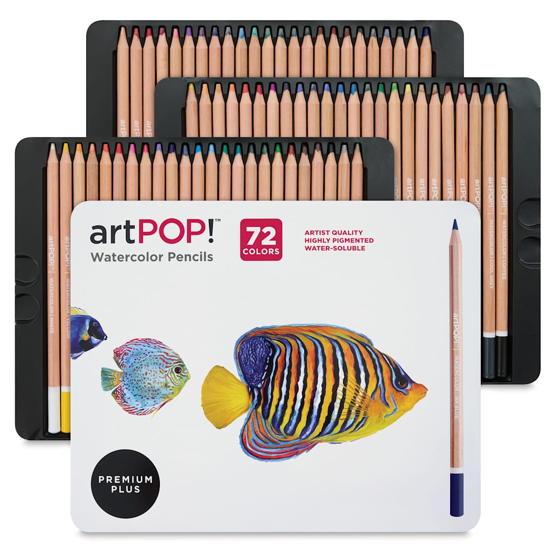 Open in modal - artPOP! Premium Plus Watercolor Pencils - Set of 72