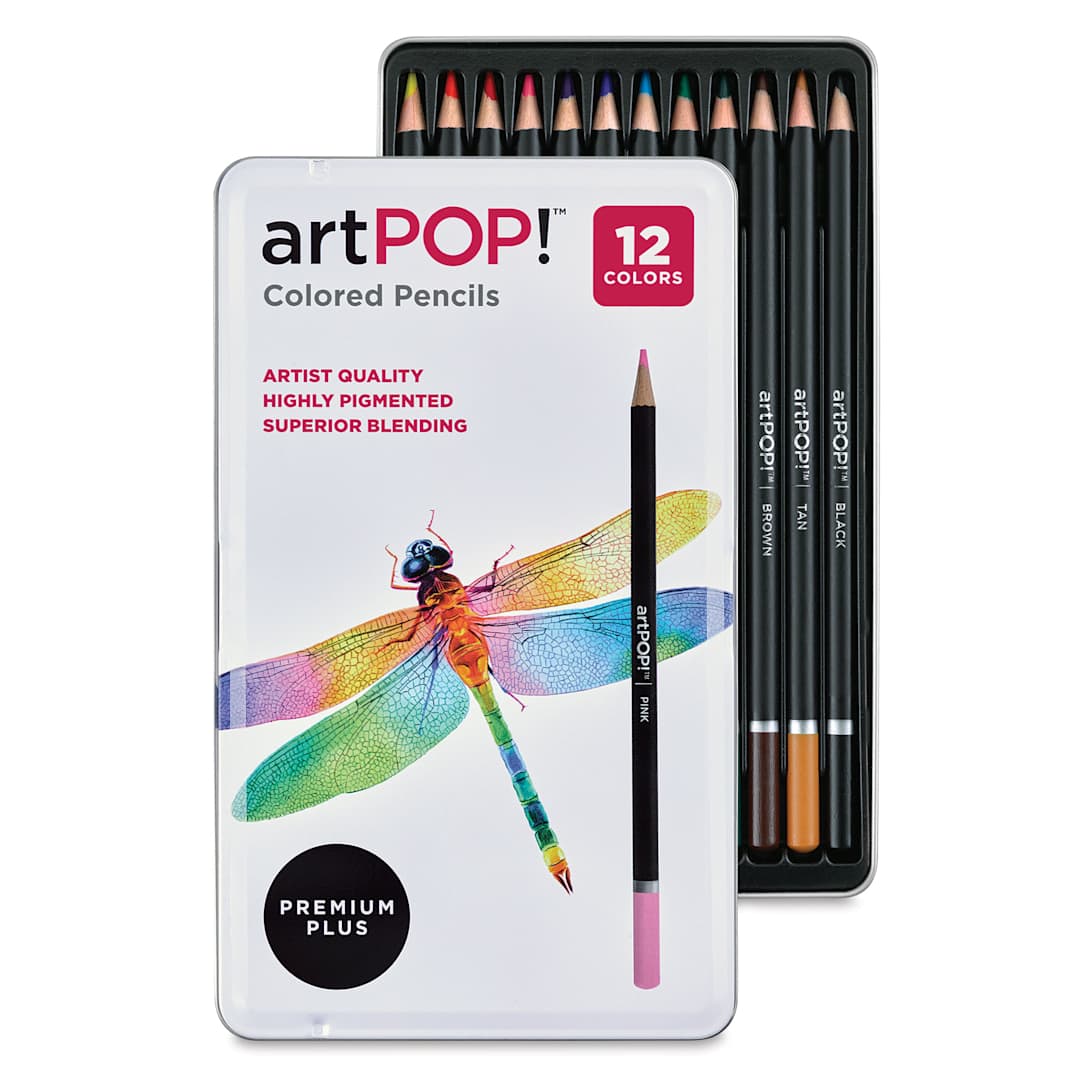 Open in modal - artPOP! Premium Plus Colored Pencils - Set of 12