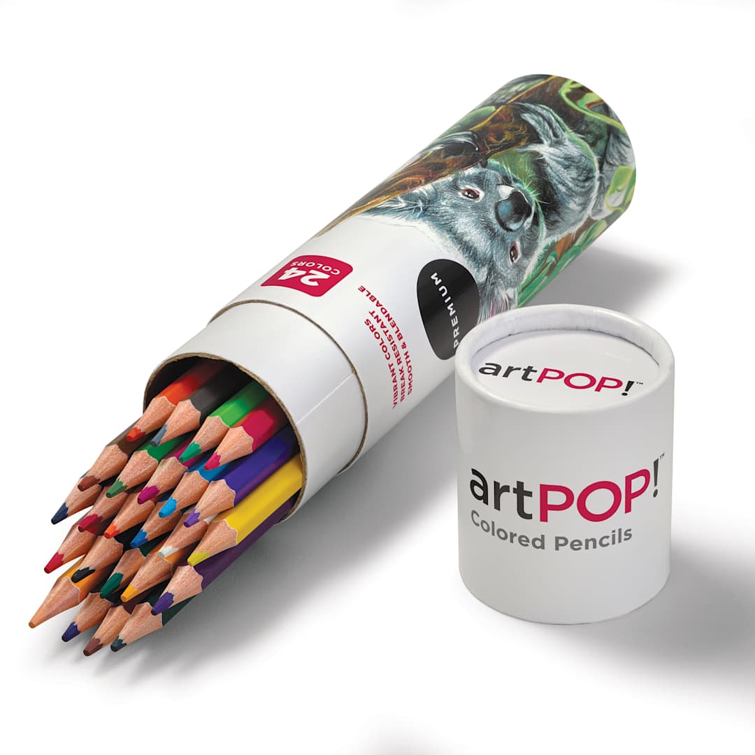 Open in modal - artPOP! Premium Colored Pencils - Set of 24 (pencils in canister)