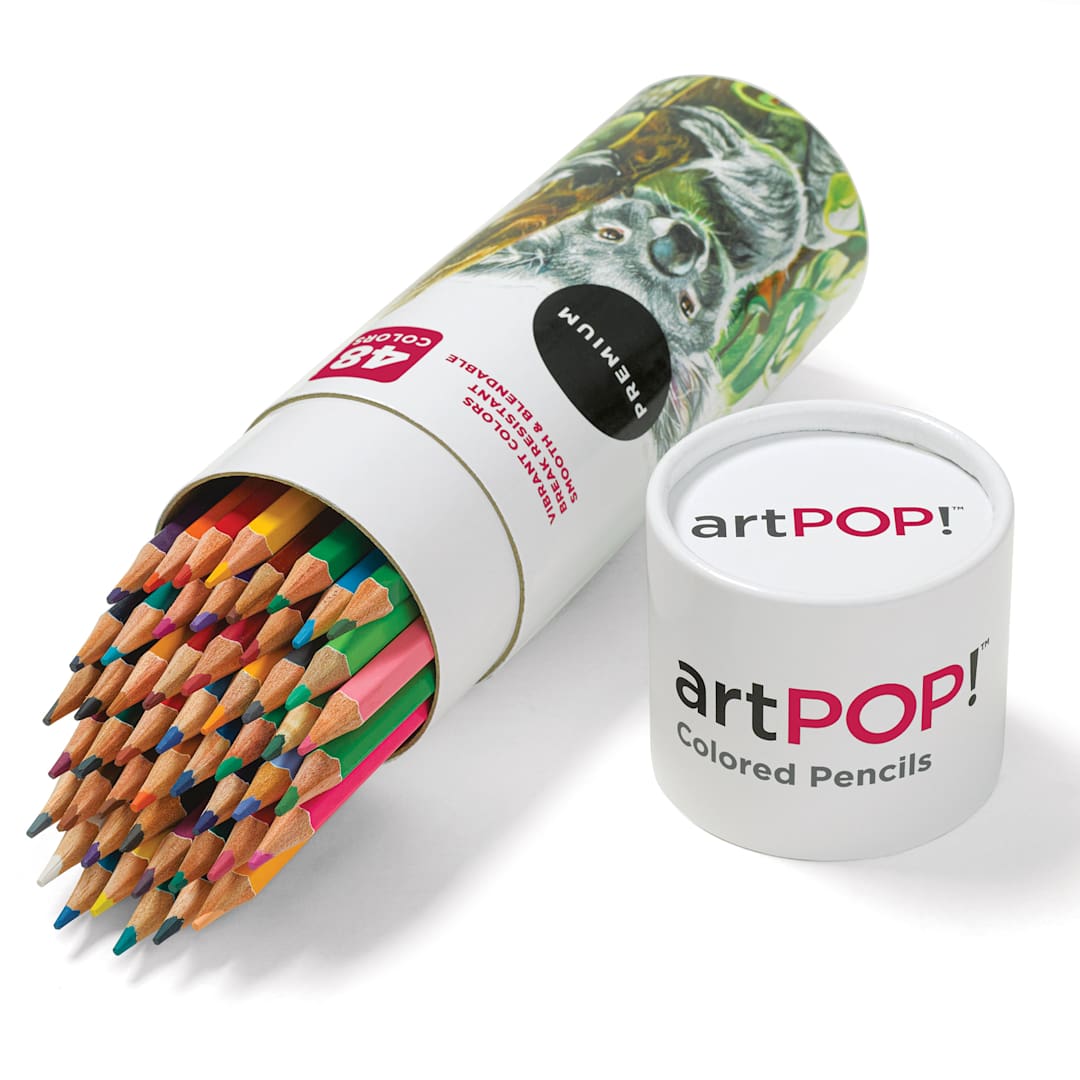 Open in modal - artPOP! Premium Colored Pencils - Set of 48 (pencils in canister)