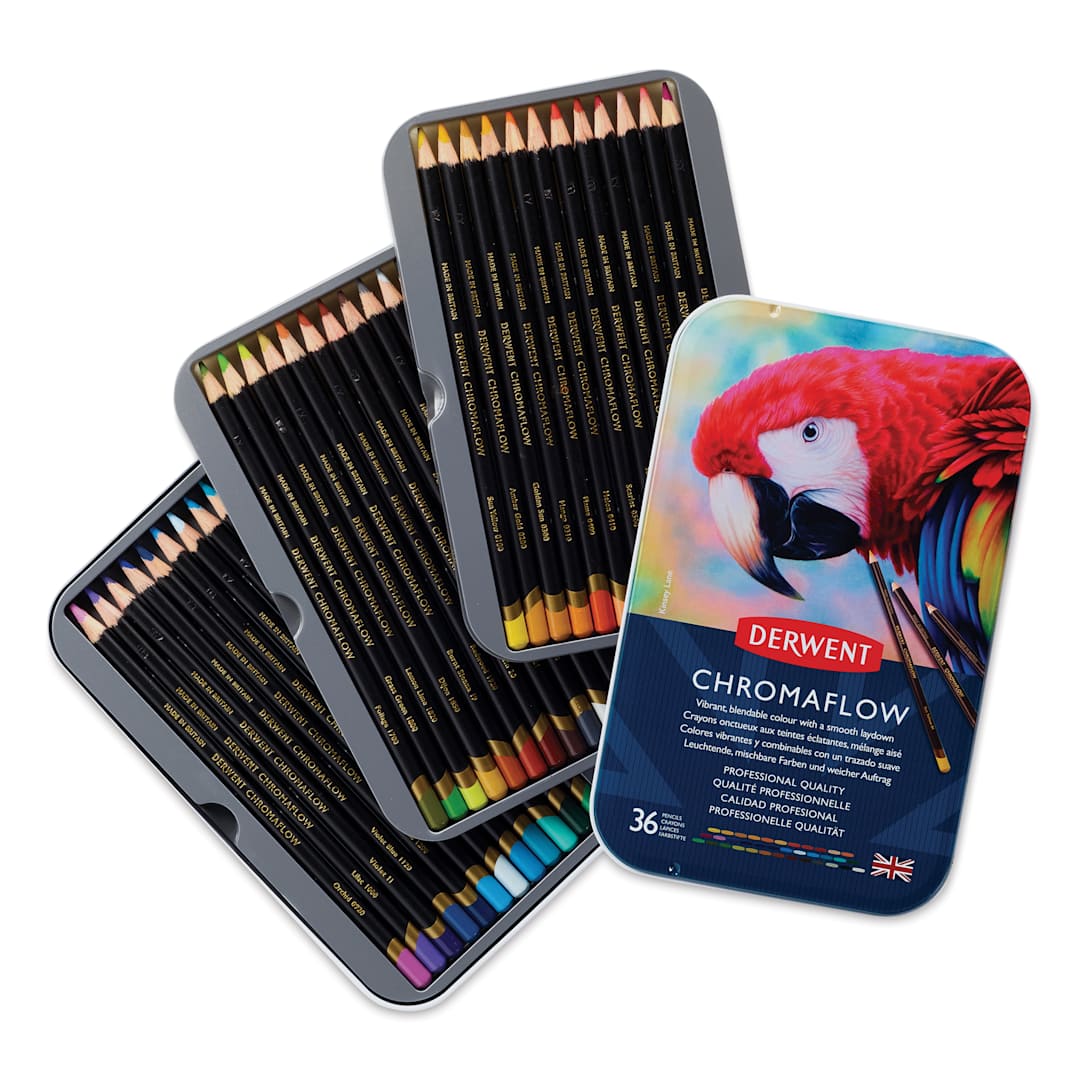 Open in modal - Derwent Chromaflow Colored Pencils - Set of 36