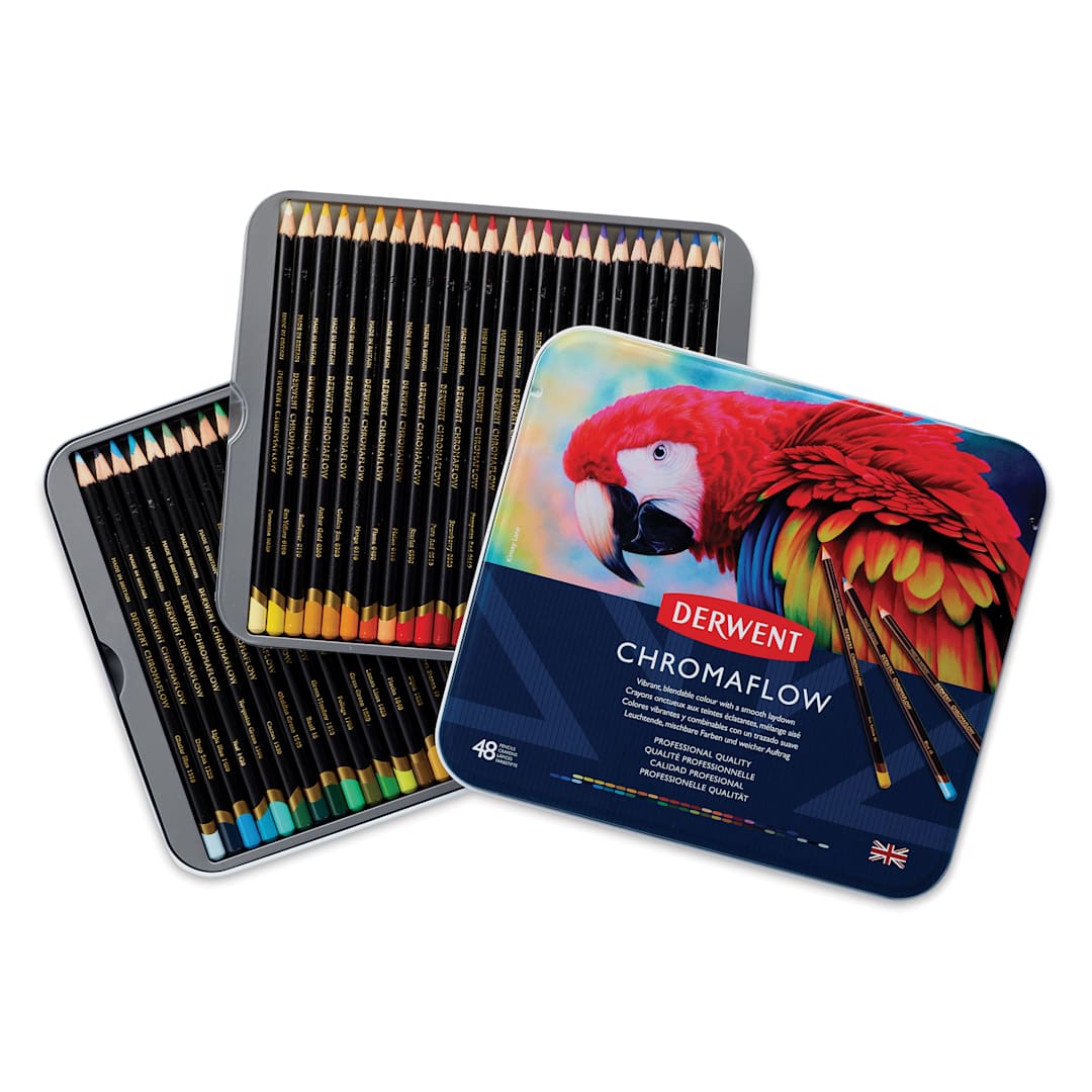 Open in modal - Derwent Chromaflow Colored Pencils - Set of 48