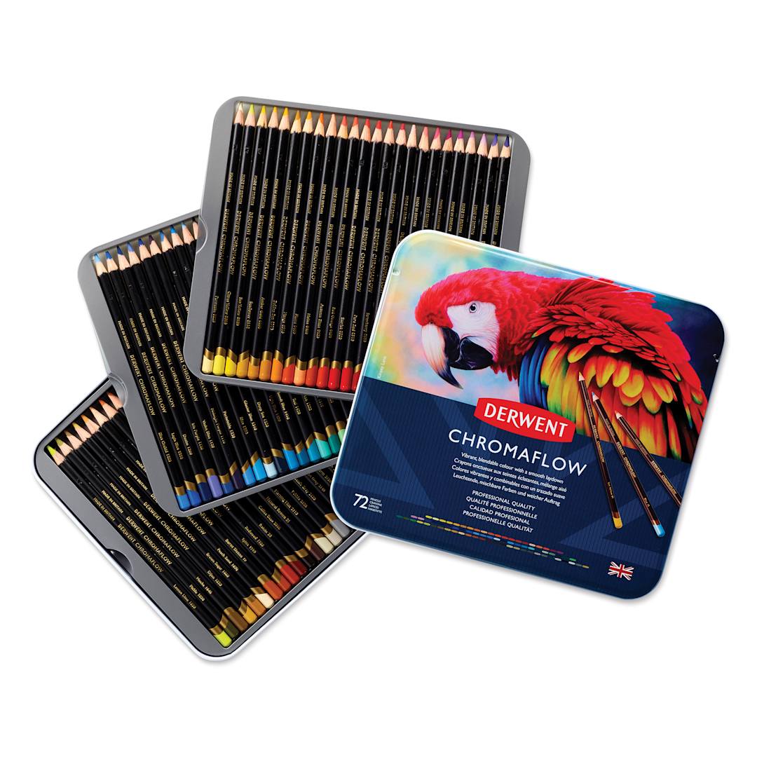 Open in modal - Derwent Chromaflow Colored Pencils - Set of 72
