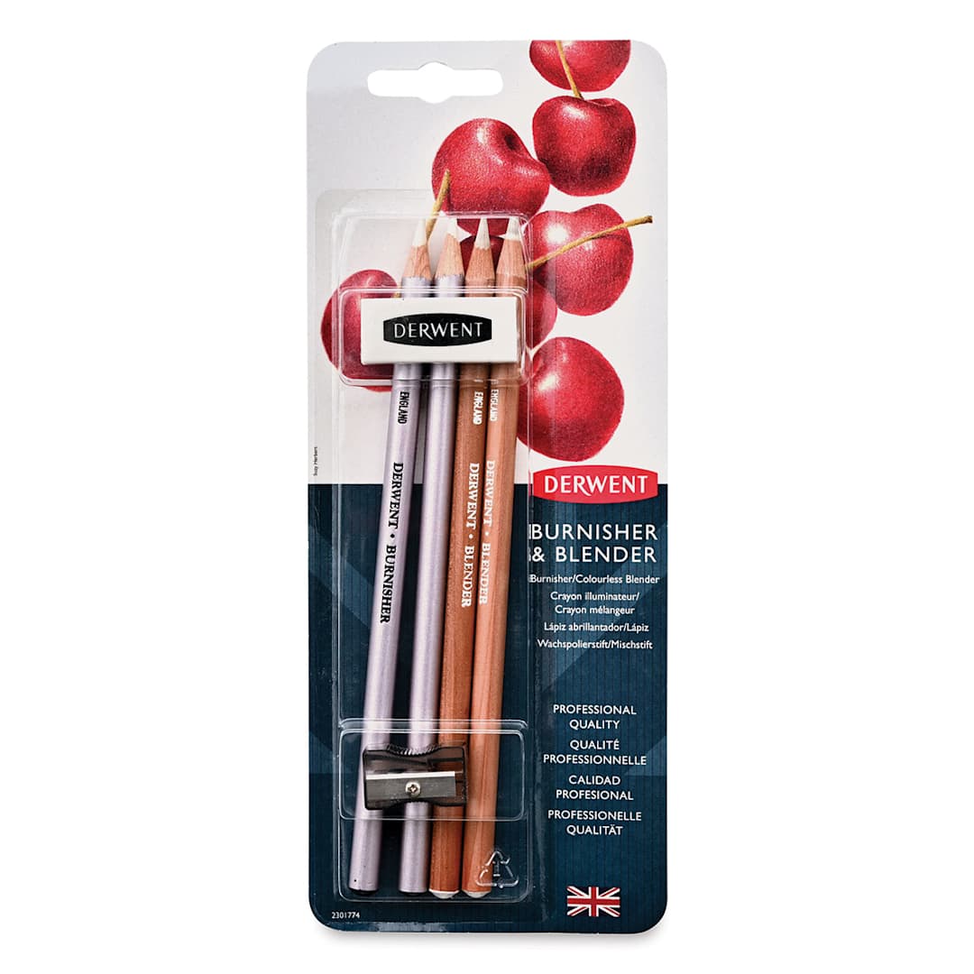 Open in modal - Derwent Burnisher and Blender Pencils - Set of 6 (in package)
