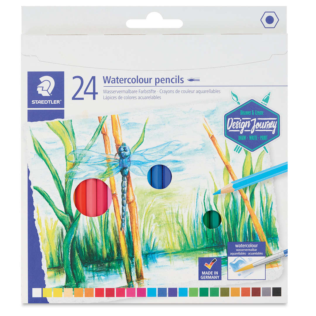 Open in modal - Staedtler Watercolor Pencils - Set of 24