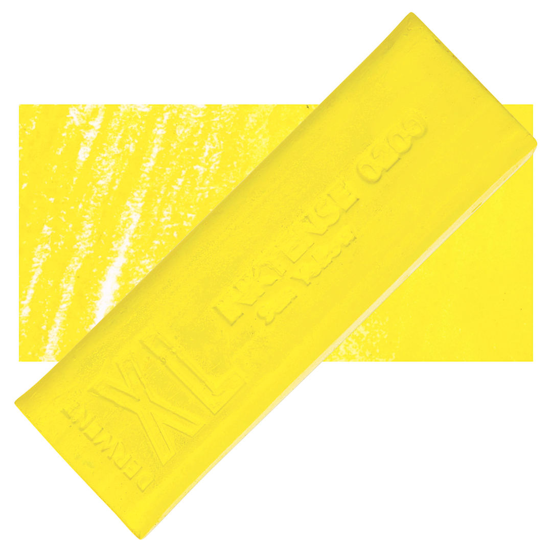 Open in modal - Derwent Inktense XL Block - Sun Yellow, swatch and block