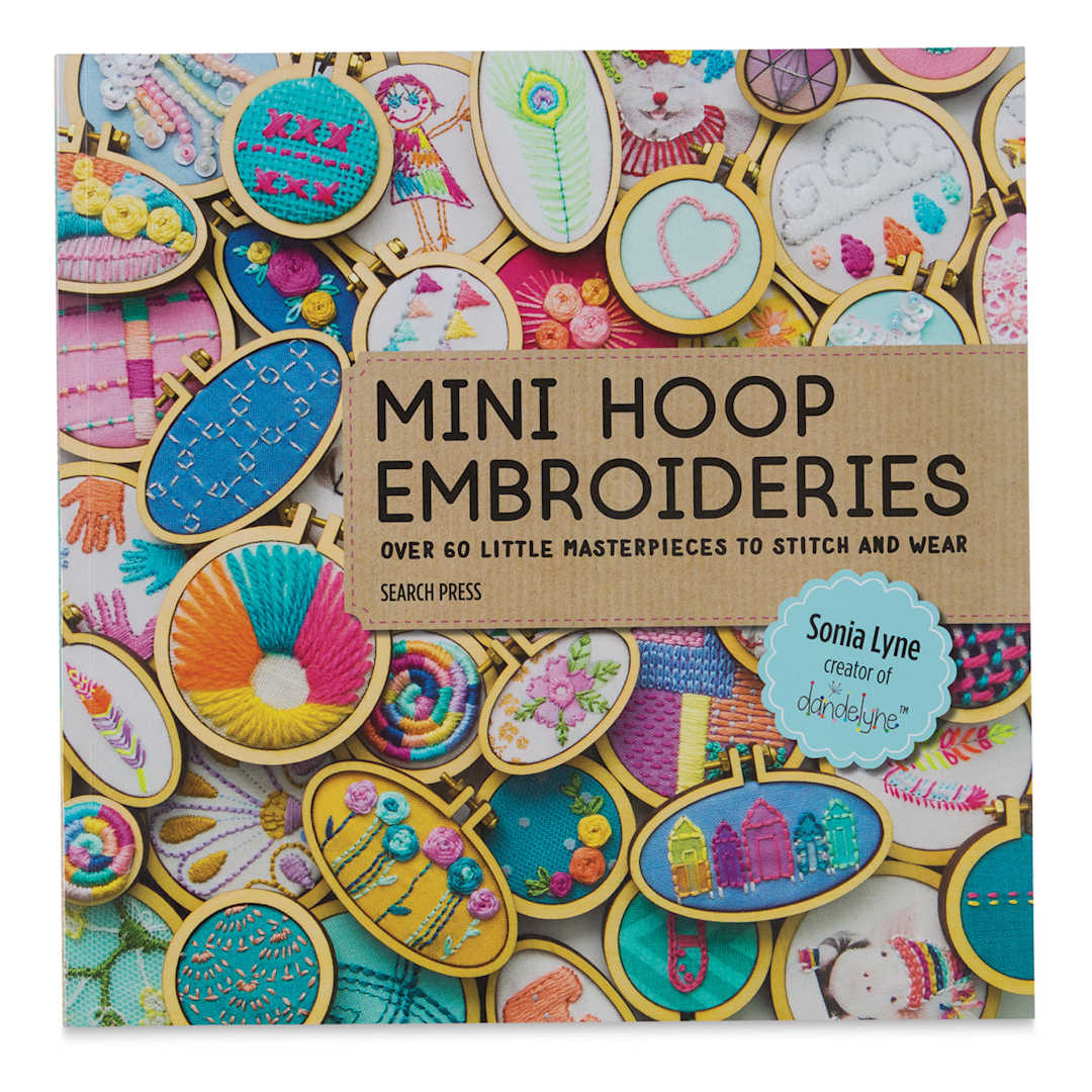Open in modal - Mini Hoop Embroideries, Book Cover
