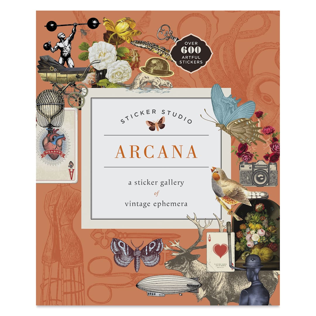 Open in modal - Sticker Studio Arcana Sticker Book, front cover