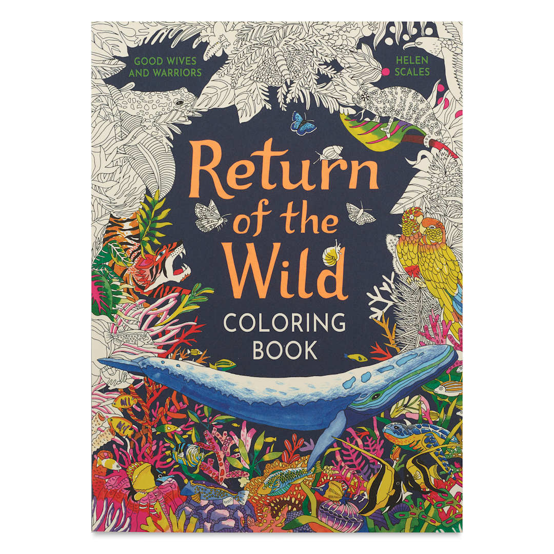 Open in modal - Return of the Wild Coloring Book, front cover