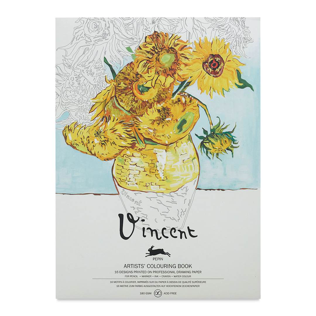 Open in modal - The Pepin Press Artists' Colouring Book - Van Gogh