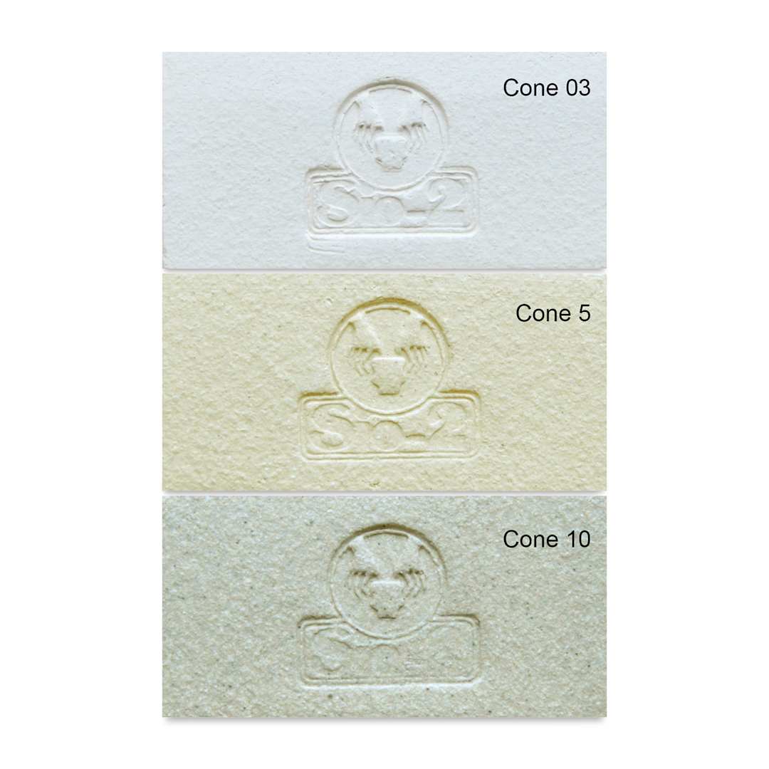 Open in modal - Sio-2 PRAF White Sculpture Clay, fired at cone 03, 5, and 10