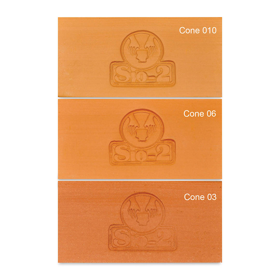 Open in modal - Sio-2 PF Red Earthenware Clay, fired at cone 010, 06, and 03