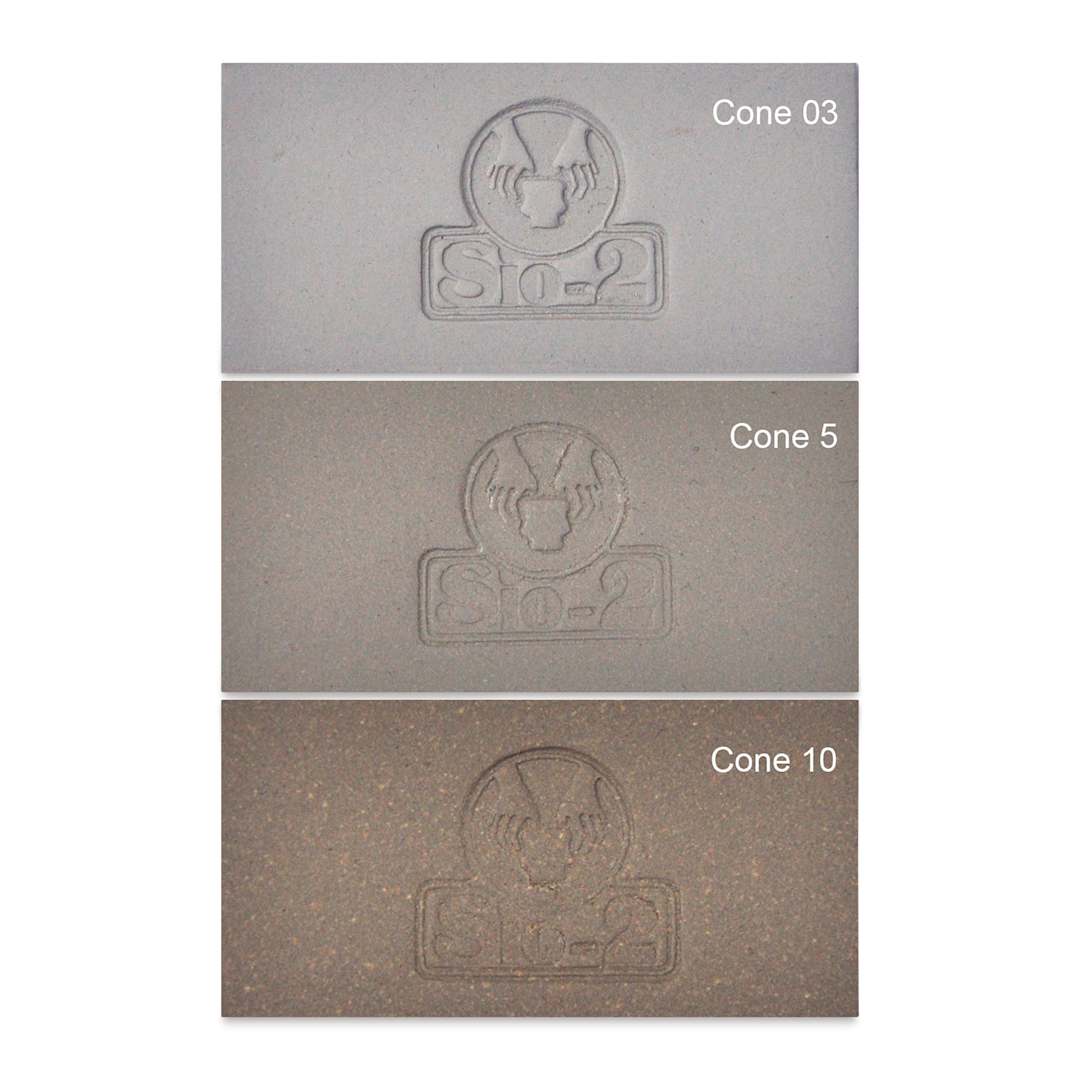 Open in modal - Sio-2 Berlin Grey Stoneware Clay, fired at cone 03, 5, and 10