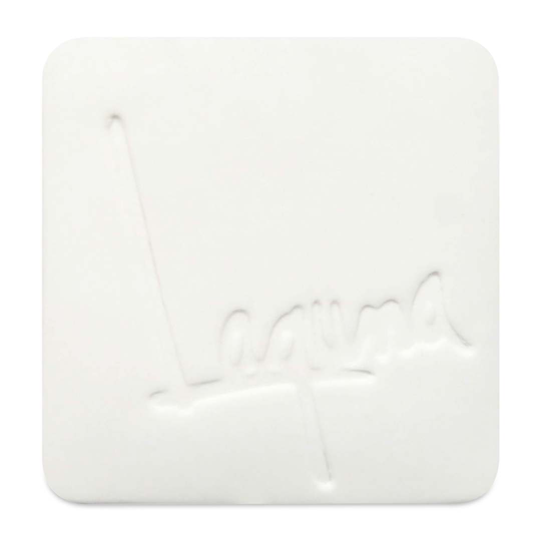 Open in modal - Laguna Snow White Fine Porcelain Slip - finished swatch example