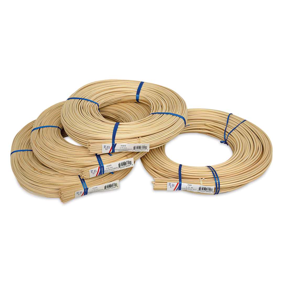 Open in modal - P.L. Butte Round Reed, coild stacked on top of each other