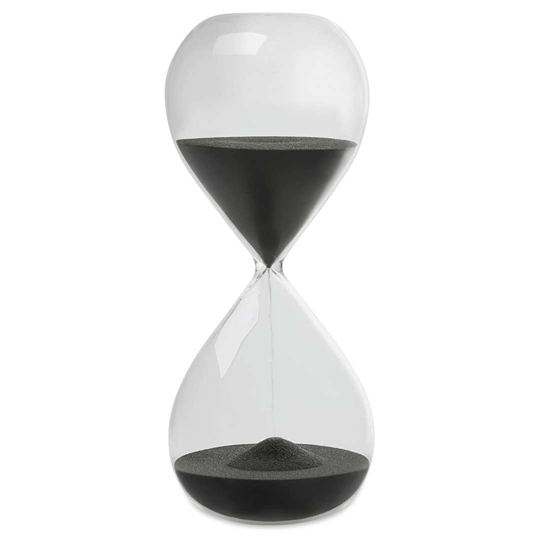 Open in modal - Gry Mattr Desktop Hourglass - 30 Minutes, Jet Black