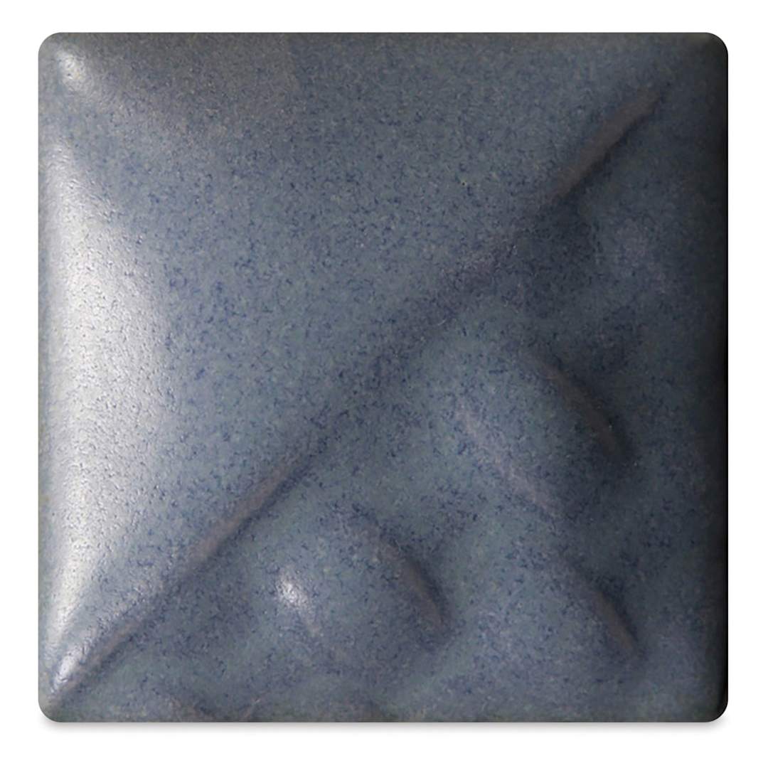 Open in modal - Mayco Stoneware Matte Glaze - Frost Blue - fired at cone 6 oxidation