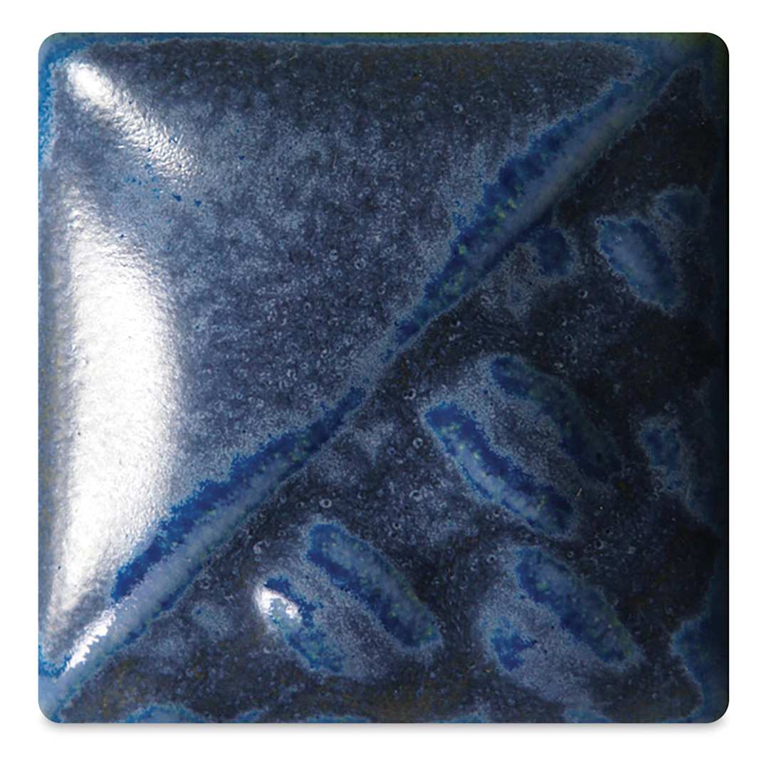 Open in modal - Mayco Stoneware Matte Glaze - Capri Blue - fired at cone 6 oxidation