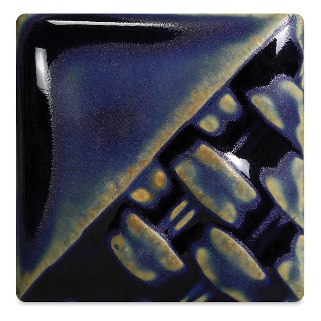 Open in modal - Mayco Stoneware Matte Glaze - Azurite - fired at cone 6 oxidation