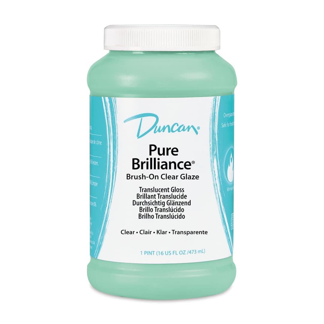 Open in modal - Duncan Pure Brilliance Brush-On Clear Glaze - Pint