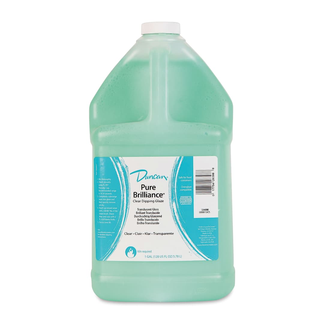 Open in modal - Duncan Pure Brilliance Clear Dipping Glaze - Gallon