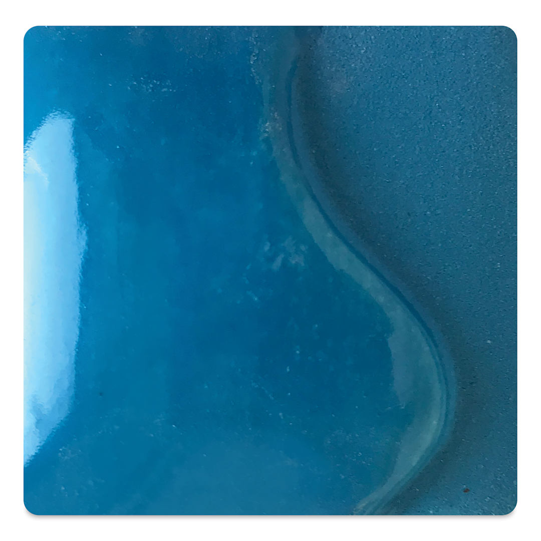 Open in modal - Spectrum Underglazes - Turquoise, Pint, fired to cone 05