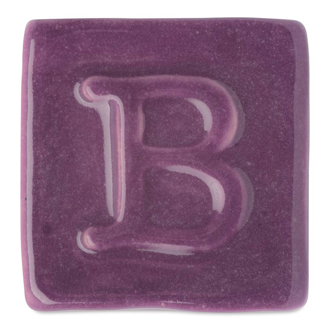 Open in modal - Botz Pro Glaze - Amethyst, 800 ml sample fired to 1050°C / 1922°F