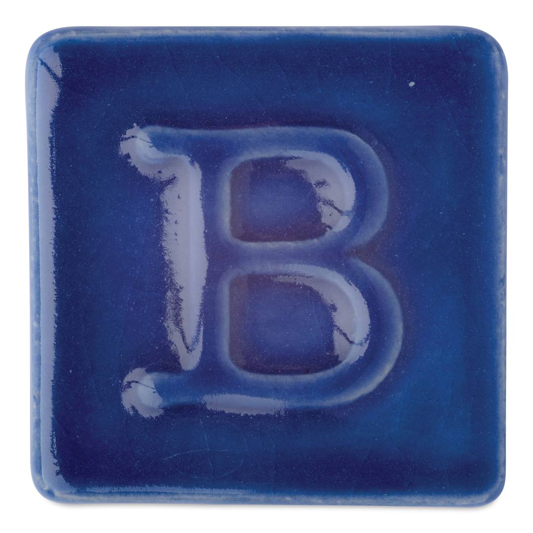 Open in modal - Botz Pro Glaze - Sapphire Blue, 800 ml sample fired to 1050°C / 1922°F